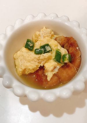 離乳完了期☆油麩の卵とじ風☆取り分け可-レシピのメイン写真