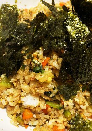ちぎり海苔ワサビチャーハン-レシピのメイン写真