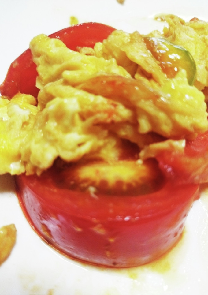 簡単ふんわり玉子の中華風トマト炒め-レシピのメイン写真