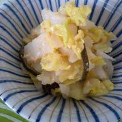 รูปของ 白菜のピーナツ味噌マヨ和え