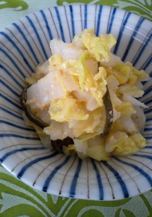 白菜のピーナツ味噌マヨ和え-レシピのメイン写真