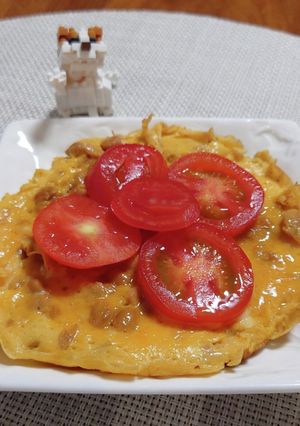 朝食にオススメ！納豆オムレツ-レシピのメイン写真