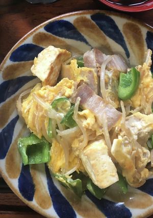 ちむどんうまんちゅ給食！野菜チャンプルー-レシピのメイン写真