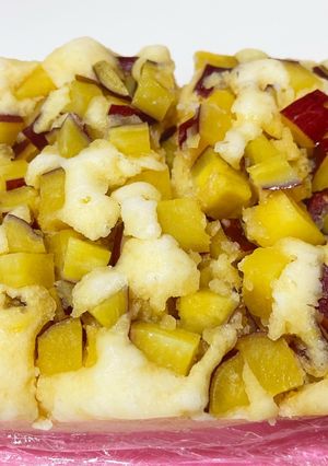 レンジで出来るHMでサツマイモの蒸しパン-レシピのメイン写真