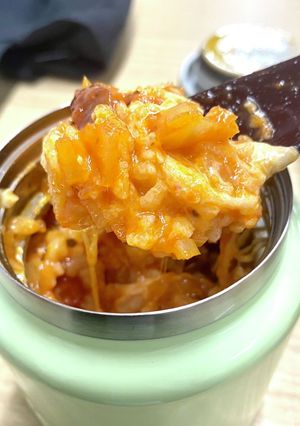 お弁当 レトルトパスタソースでリゾット！-レシピのメイン写真