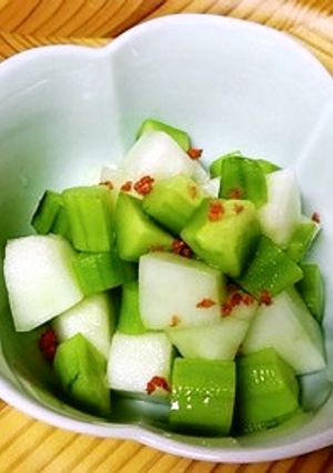 まくわうり　コロコロサラダ-レシピのメイン写真