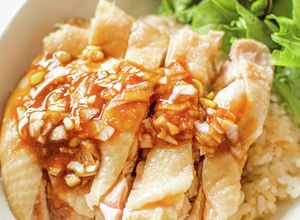 炊飯器で柔らか！簡単鶏カオマンガイとタレ-レシピのメイン写真