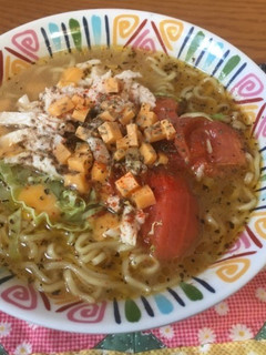 チキンサラダ塩ラーメン-レシピのメイン写真