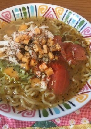 チキンサラダ塩ラーメン-レシピのメイン写真