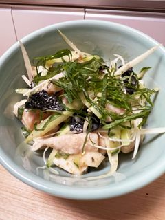 鶏ハムと胡瓜☆海苔の入った胡麻ドレ和え-レシピのメイン写真