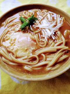 乾麺細うどんのカレーうどん♪-レシピのメイン写真