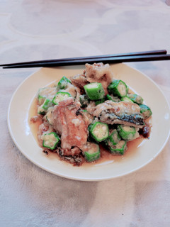 サンマの大根おろし&オクラあんかけ-レシピのメイン写真