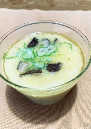 ひき肉と椎茸で中華風茶碗蒸し-レシピのメイン写真