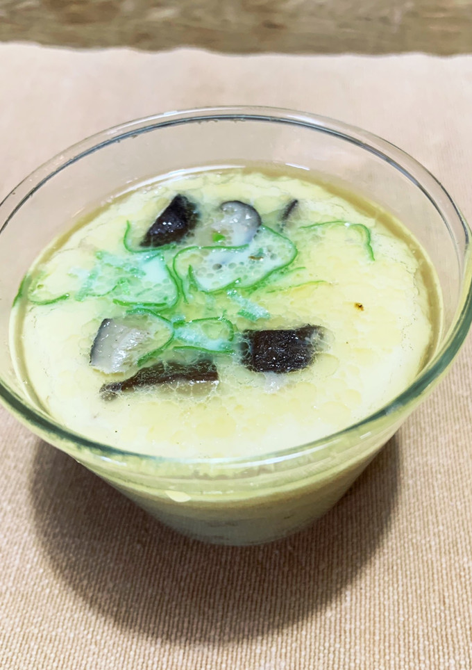 ひき肉と椎茸で中華風茶碗蒸し-レシピのメイン写真