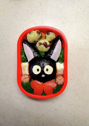 ジジのミートボールおにぎりキャラ弁☆-レシピのメイン写真