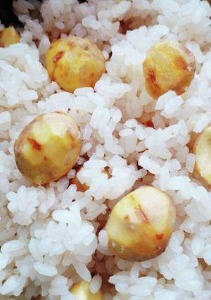 白だしでしっかり味の栗ご飯-レシピのメイン写真