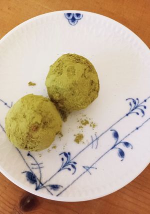 材料4つで簡単!セブンの最中でお茶丸-レシピのメイン写真