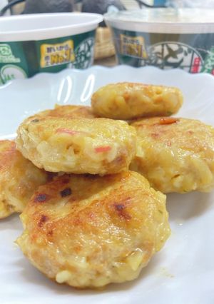 カップうどん鶏つくね　新しいカギ-レシピのメイン写真