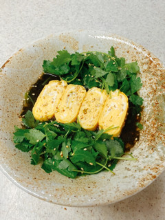 岩海苔だし汁で食べる♪だし巻き卵-レシピのメイン写真