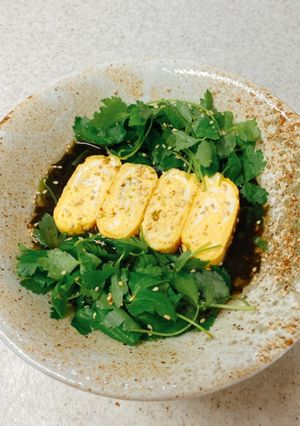 岩海苔だし汁で食べる♪だし巻き卵-レシピのメイン写真