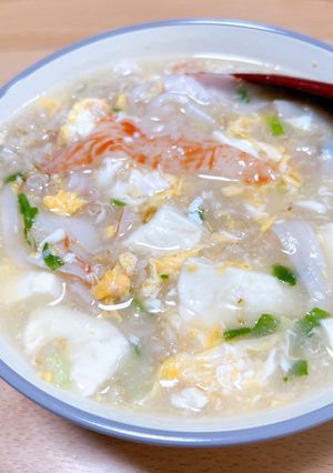 カニカマ&豆腐のふわとろ煮-レシピのメイン写真