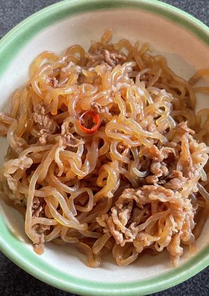 牛肉と糸こんにゃくの煮物-レシピのメイン写真