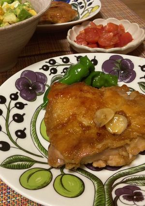 人生最高のガーリック照り焼きチキン-レシピのメイン写真
