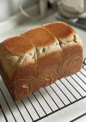 【覚書】全粒粉入り食パン-レシピのメイン写真