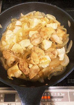 男飯！味噌バター鳥豆腐炒め！-レシピのメイン写真