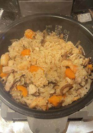 炊飯器で中華オコワ-レシピのメイン写真