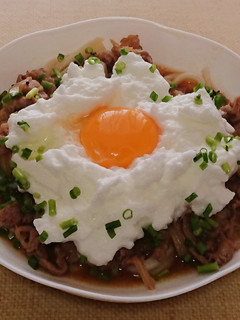 牛すき釜玉うどん-レシピのメイン写真