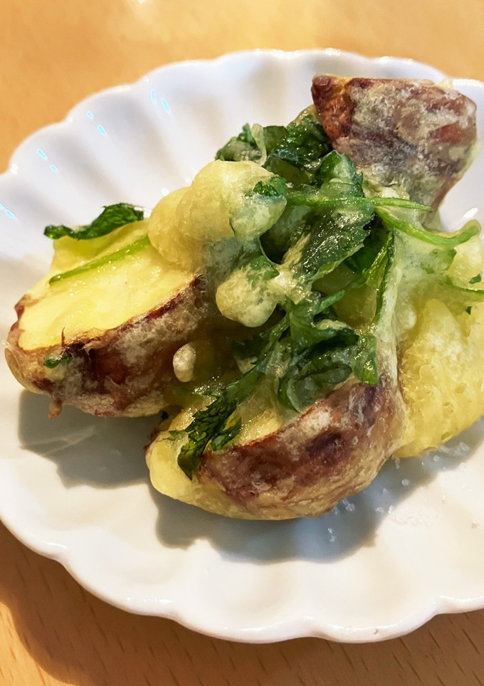 渋皮付栗のかき揚げ-レシピのメイン写真
