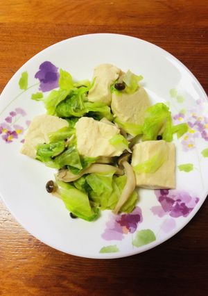 高野豆腐しめじキャベツの含め煮-レシピのメイン写真