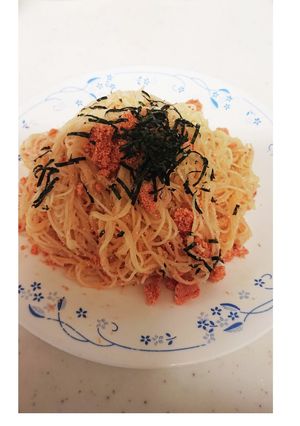 そうめんあまったら明太子で贅沢にアレンジ-レシピのメイン写真