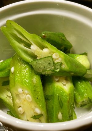 Basil Okra Salad-レシピのメイン写真