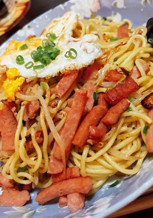 スパム塩焼きそば-レシピのメイン写真