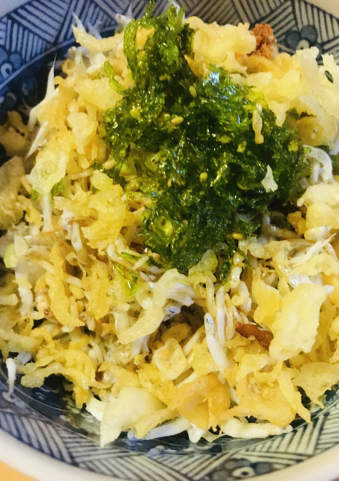 毎日のしろごはん●しらす＆揚げ玉ごはん-レシピのメイン写真