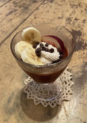 戻した細寒天で作るココアゼリーパフェ-レシピのメイン写真