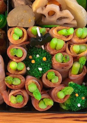 ハロウィン仕様に★ブロッコリーのぶぶ霰-レシピのメイン写真