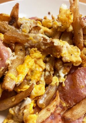 マックポテト超復活！バター卵ウインナー！-レシピのメイン写真