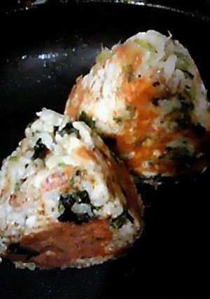 ほうれん草おかかチーズの焼おにぎり-レシピのメイン写真