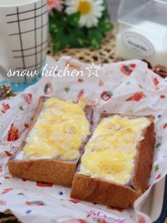 5分で♪チーズケーキ風シュガートースト-レシピのメイン写真