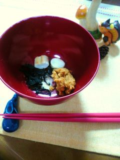 ズボラ母の即席お味噌汁+隠し味-レシピのメイン写真