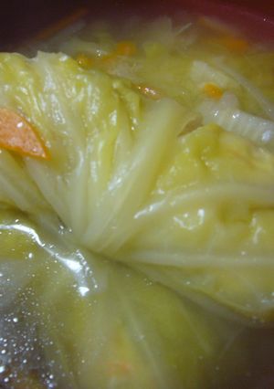 野菜たっぷり★和風ロールキャベツスープ-レシピのメイン写真