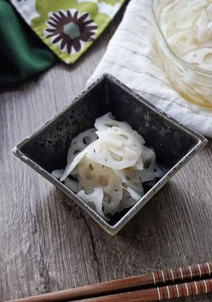 茹でて漬けるだけ!簡単れんこんの甘酢漬け-レシピのメイン写真