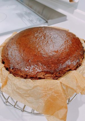 絶品!チョコバナナ☆バスクチーズケーキ-レシピのメイン写真