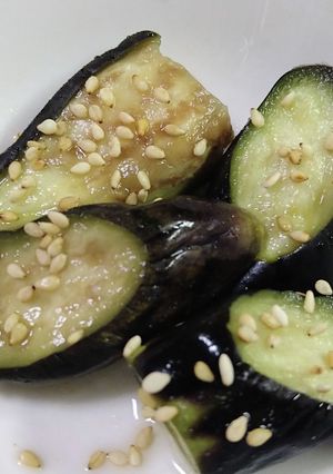 簡単！美味しい茄子の辛子漬け♪-レシピのメイン写真
