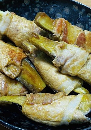 【簡単】肉巻きナス-レシピのメイン写真