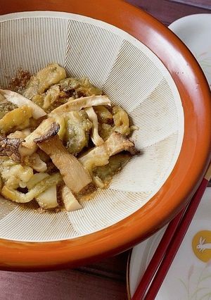 ＊焼きなすときのこのごま和え＊-レシピのメイン写真