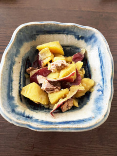 さつまいもと豚こまの煮物-レシピのメイン写真